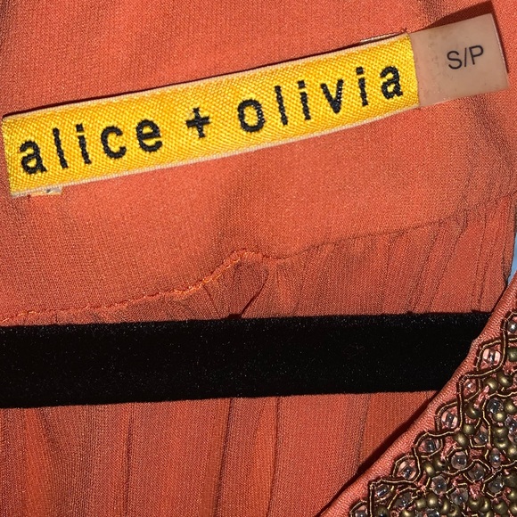 Alice & Olivia Orange Sheath Dress - Picture 13 of 15